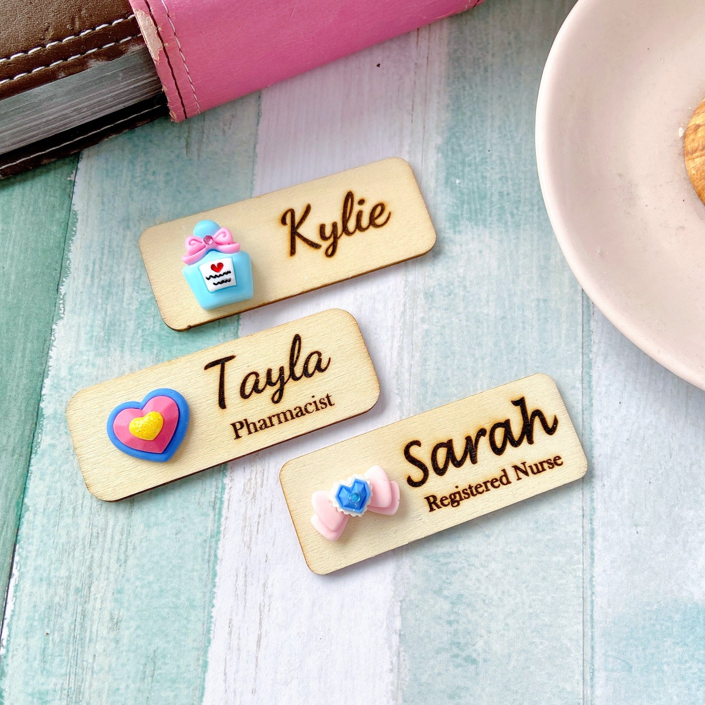 Sweet Style Personalized Name Tag Badge - Perfume