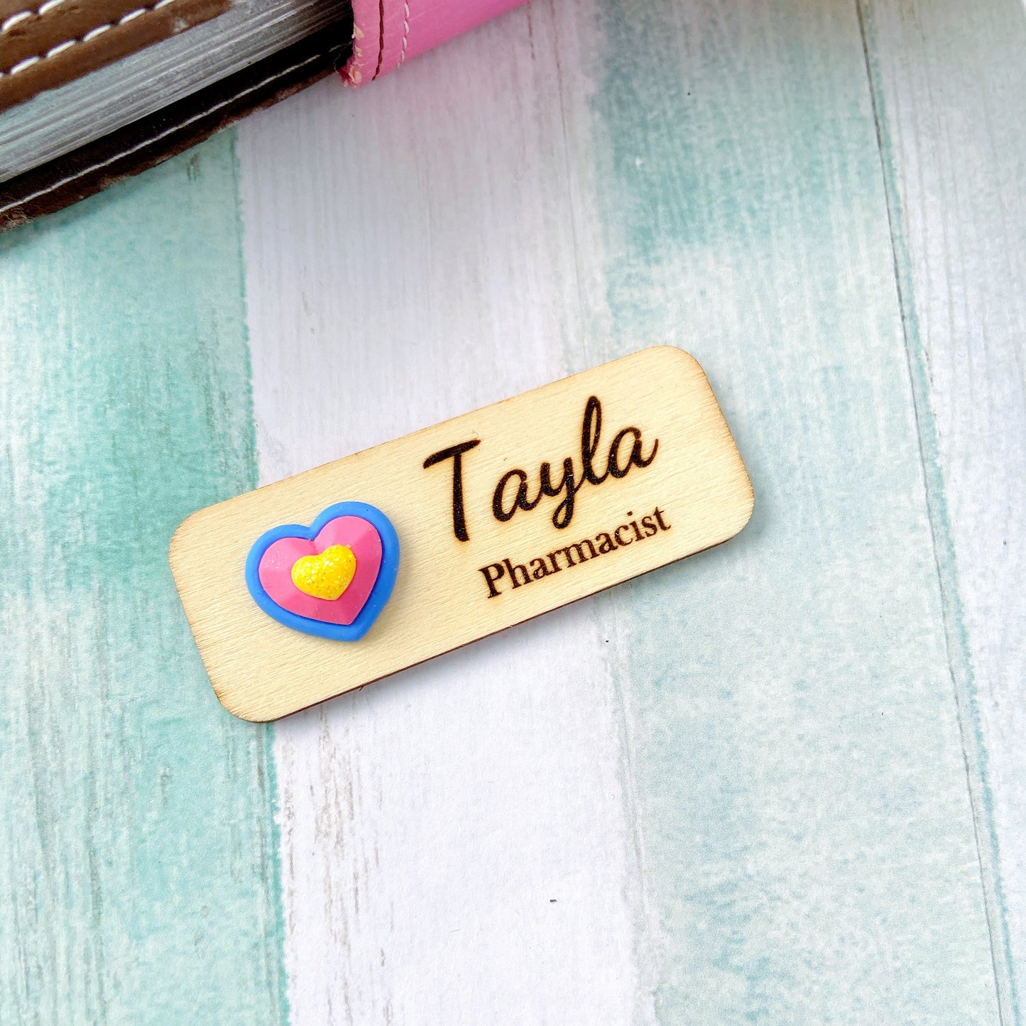 Sweet Style Personalized Name Tag Badge - Perfume