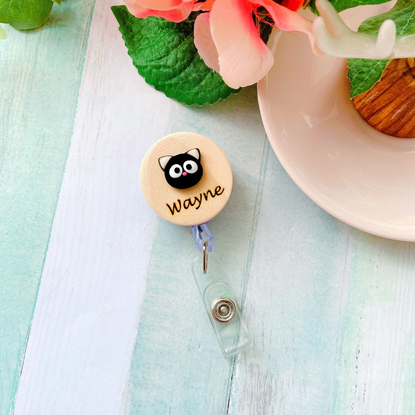 Adorable Animals Handmade Personalized Name Badge Reel - Koala